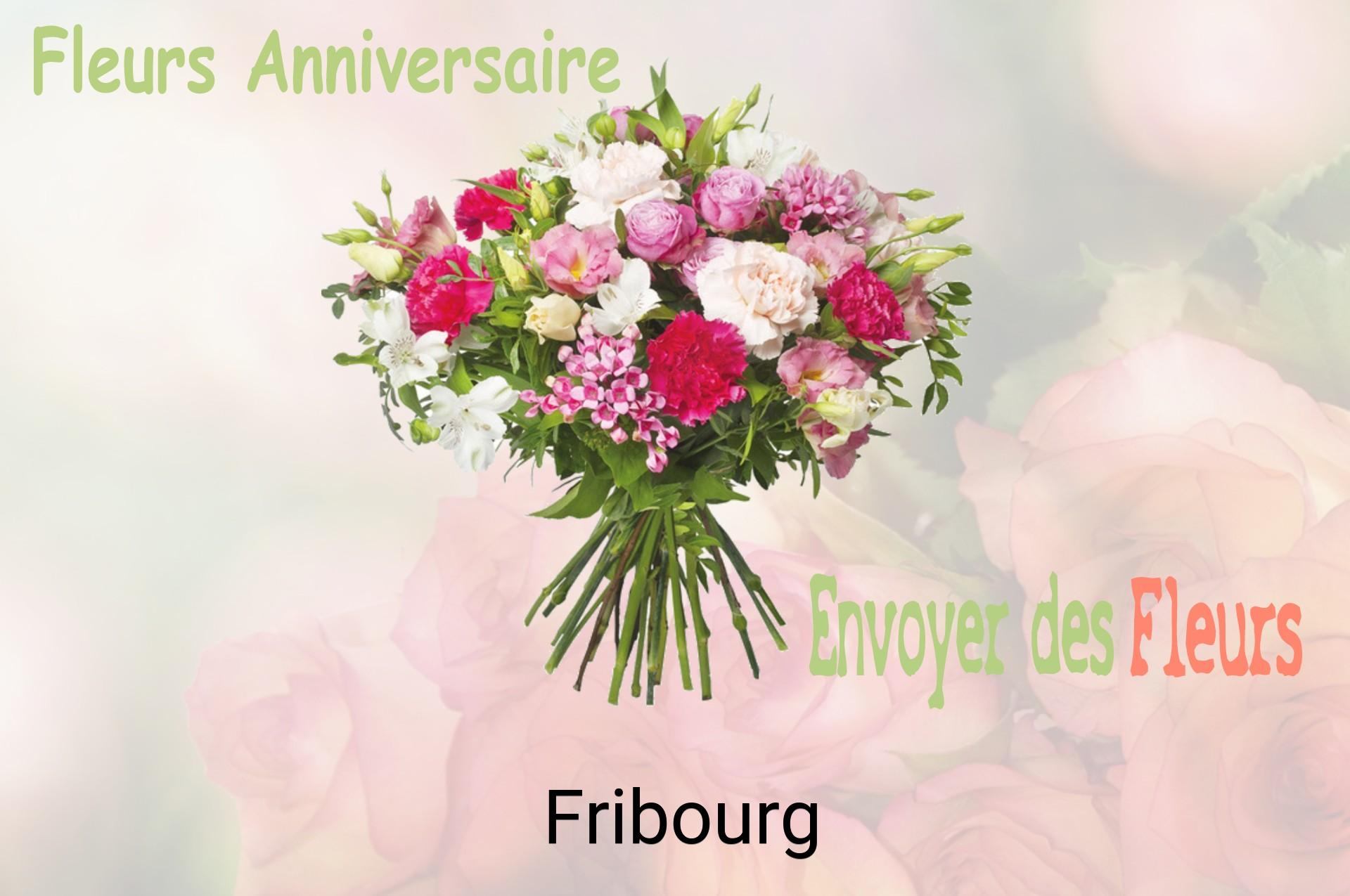Bouquet de fleurs d’anniversaire livré à Fribourg